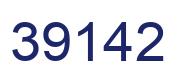 Número 39142 imagen azul