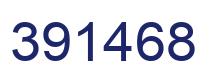Number 391468 blue image
