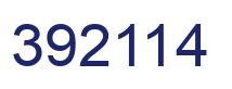 Número 392114 imagen azul