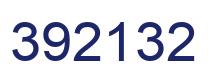Number 392132 blue image
