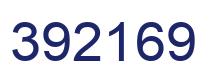 Number 392169 blue image
