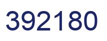 Number 392180 blue image