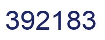 Number 392183 blue image