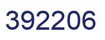 Number 392206 blue image