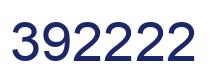 Number 392222 blue image