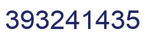 Number 393241435 blue image