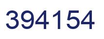Number 394154 blue image