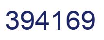 Number 394169 blue image