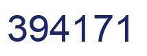 Number 394171 blue image