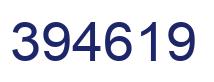Number 394619 blue image