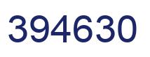 Number 394630 blue image