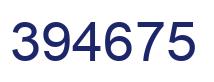Número 394675 imagen azul
