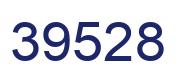 Number 39528 blue image