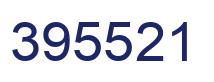 Number 395521 blue image