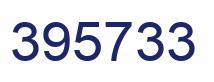 Number 395733 blue image