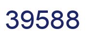 Number 39588 blue image