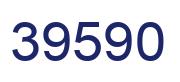 Number 39590 blue image