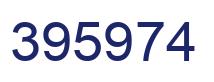 Number 395974 blue image