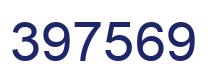 Number 397569 blue image