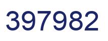 Number 397982 blue image