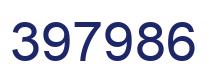 Number 397986 blue image