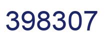 Number 398307 blue image