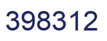 Number 398312 blue image