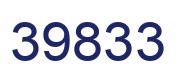 Número 39833 imagen azul