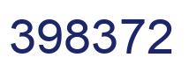Number 398372 blue image
