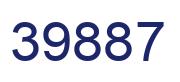 Number 39887 blue image