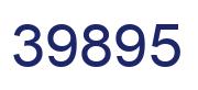 Número 39895 imagen azul