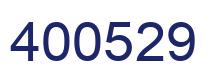 Number 400529 blue image