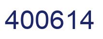 Número 400614 imagen azul