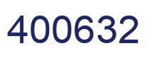 Number 400632 blue image