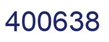 Number 400638 blue image