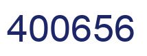 Number 400656 blue image