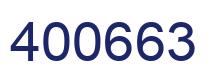 Número 400663 imagen azul