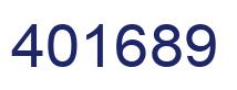 Número 401689 imagen azul