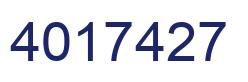 Número 4017427 imagen azul