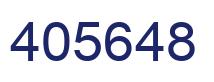 Número 405648 imagen azul