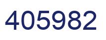 Número 405982 imagen azul