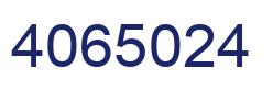 Número 4065024 imagen azul