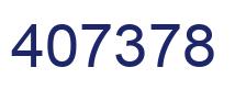 Number 407378 blue image