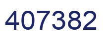Number 407382 blue image
