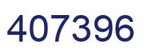 Number 407396 blue image