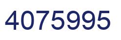 Número 4075995 imagen azul