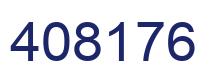 Number 408176 blue image
