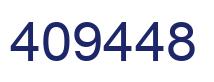 Number 409448 blue image