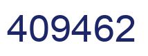 Number 409462 blue image
