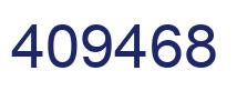 Number 409468 blue image